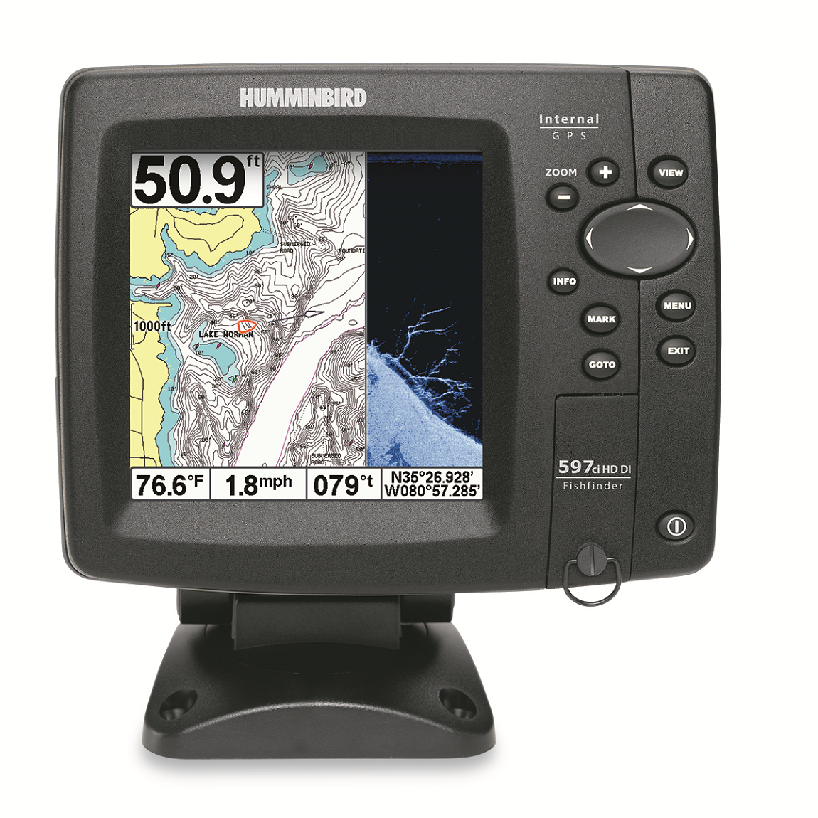 The Humminbird 408120-1 597ci FishFinder Review