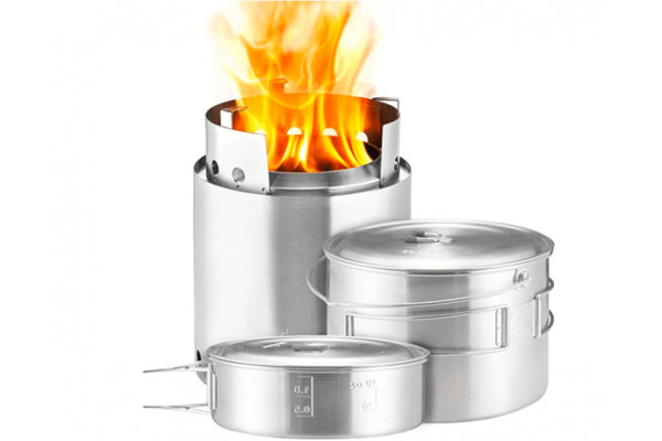 Solo Stove Campfire 2 Pot Set Combo