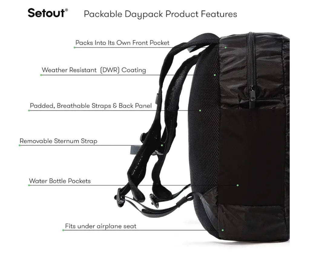 ortuga Setout Packable Daypack