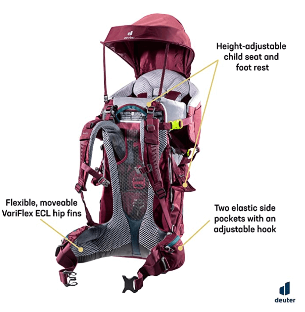 Deuter Kid Comfort Child Carrier and Backpack 