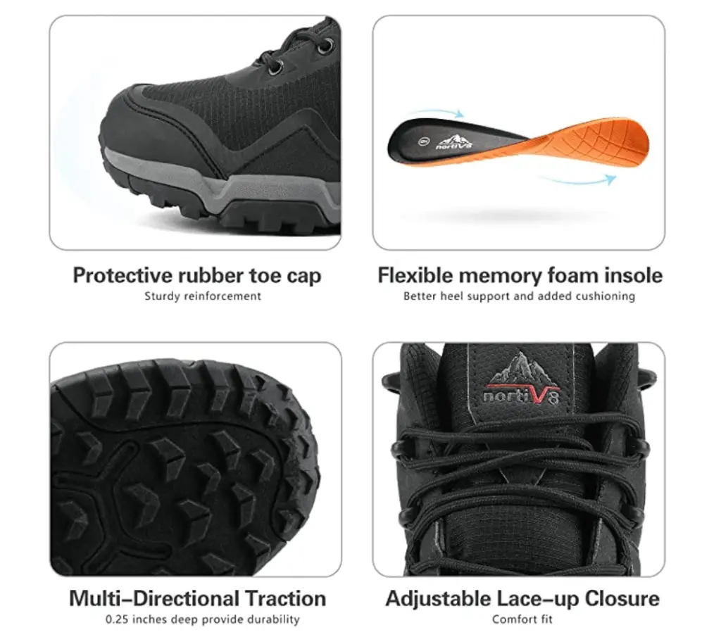 NORTIV 8 Waterproof Hiking Boots