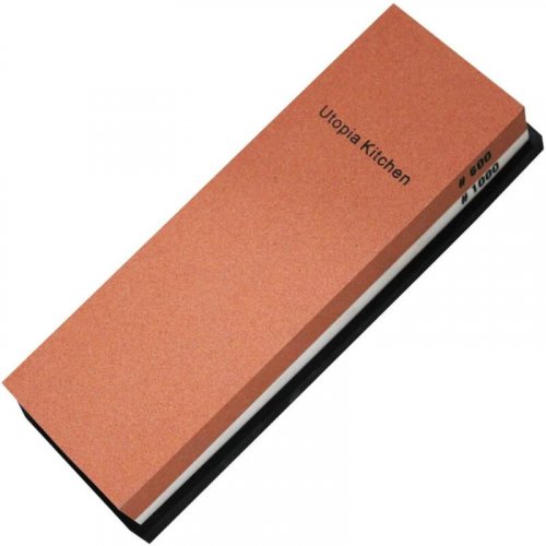 Utopia Kitchen Double-Sided Whetstone - Knife Sharpening Stone