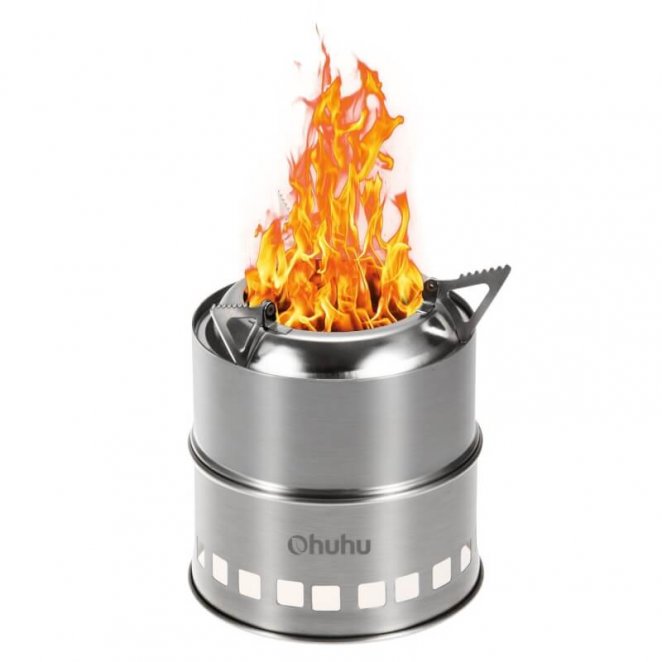 Ohuhu Camping Stove Stainless Steel Backpacking Stove
