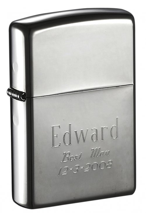 Personalized Zippo Black Ice Lighter