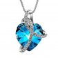 QIANSE “Heart of the Ocean” pendant