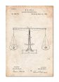 Scales of Justice Patent Poster