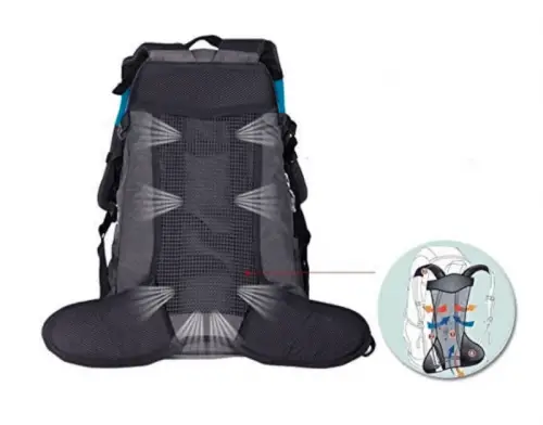 WASING 55L Internal Frame Backpack for Outdoor Hiking details