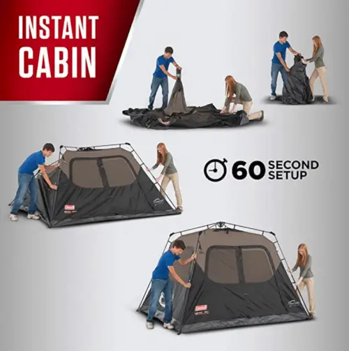 Coleman 6-Person Cabin Tent with Instant Setup 2
