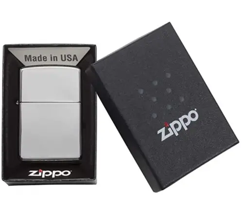 Zippo High Polish Chrome Pocket Lighter