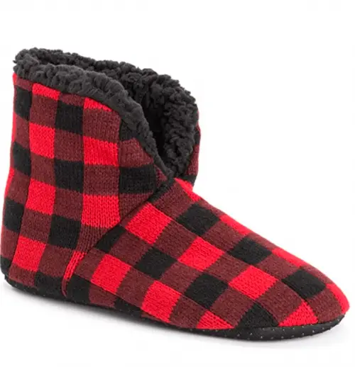 MUK LUKS Men’s Slipper Booties Sock  