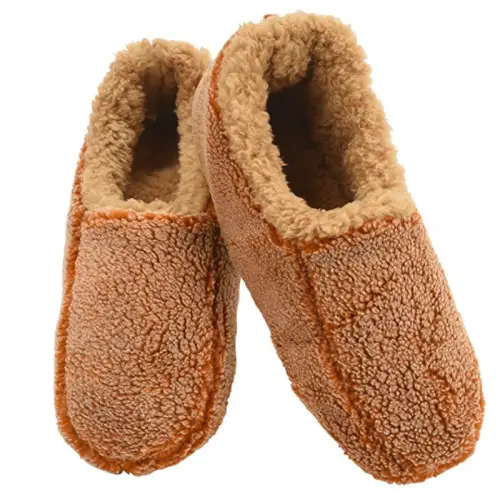 Snoozies Two-Tone Fleece Slipper Sock