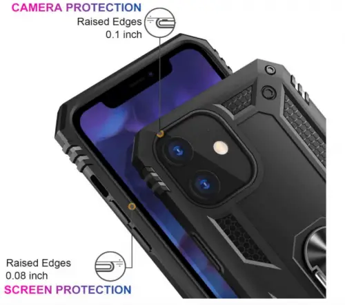 LUMARKE for iPhone 12 Pro Max Case with Screen Protector