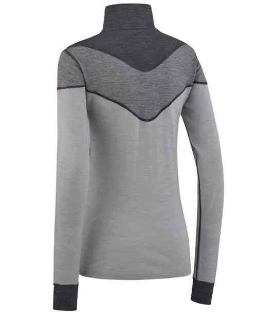 Kari Traa – Half Zip Merino Wool Blend Thermal Shirt 
