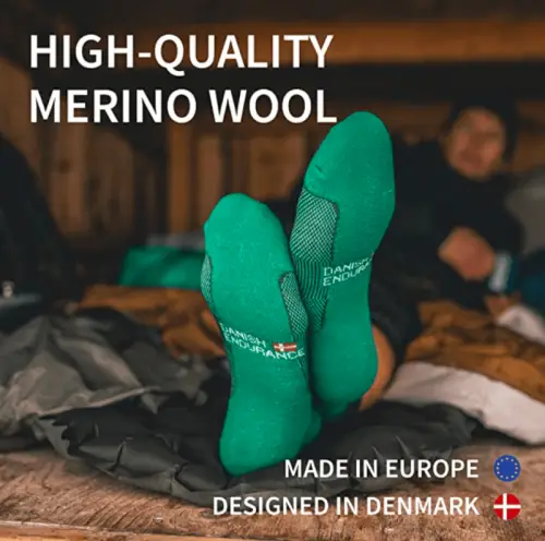 DANISH ENDURANCE Merino Wool Light Hiking Socks