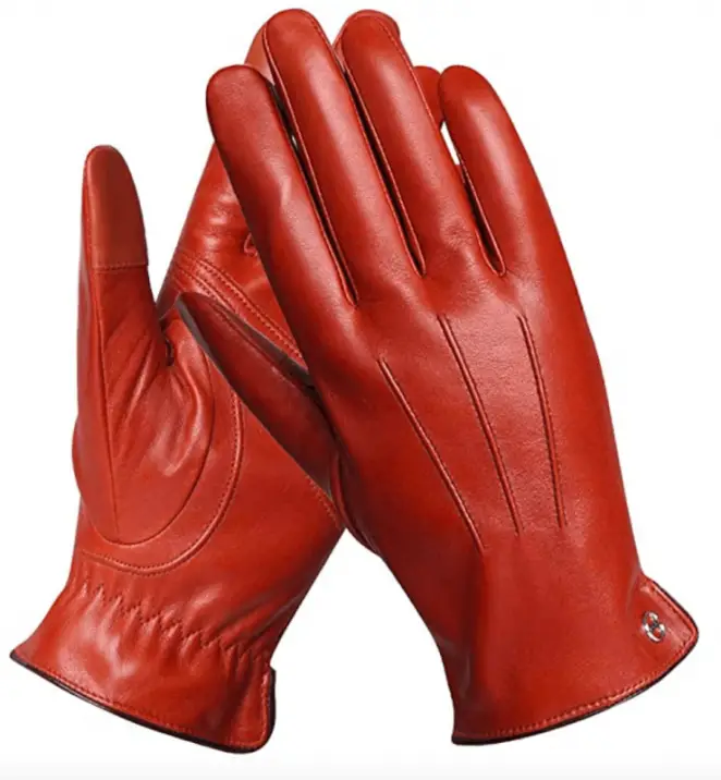 ELMA Winter Leather Gloves for Men