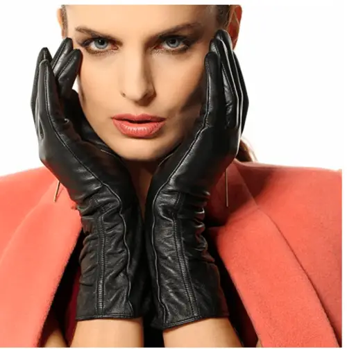 WARMEN Women's Lambskin Touchscreen Texting Leather Gloves