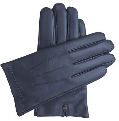 Downholme Classic Leather Cashmere Lined Gloves for Men