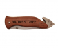 Gift for Chef Badass Chef Engraved Folding Survival Knife