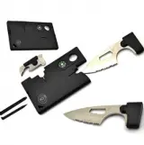 Best Tactical Pocket Knife Credit Card Tool Set By Cable And Case
