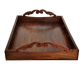 Wood Service Tray for Parties Serve Food